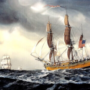 COLUMBIA meets H.M.S. DISCOVERY and CHATHAM